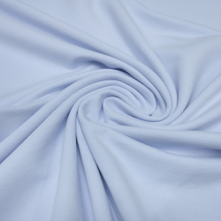 Stoff Baumwolle French Terry Sweatshirtstoff uni hellblau