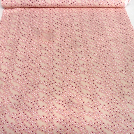 Stoff Baumwolle Jersey Punkte Kreise Eier rosa nude weiß pink