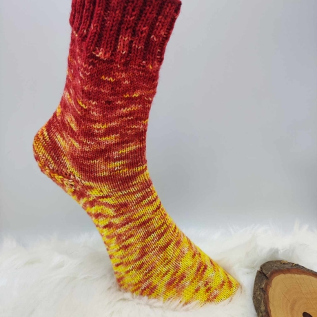 Sockenwolle Handgefärbt, Merino, Ombre Färbung