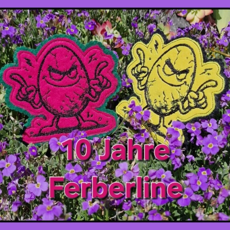 Ferberline Stickdatei Scribble Ei ab 10x10
