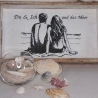 Ferberline Stickdatei Scribble Paar am Meer ab 13x17
