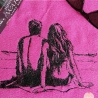 Ferberline Stickdatei Scribble Paar am Meer ab 13x17
