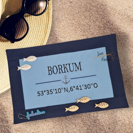 Ferberline Stickdatei Set maritime Koordinaten Set 1 ab 7x13