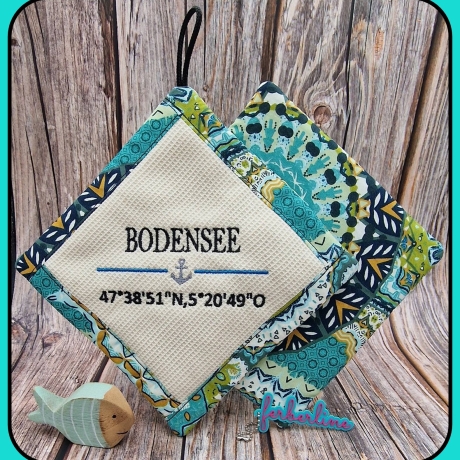 Ferberline Stickdatei Set maritime Koordinaten Set 1 ab 7x13
