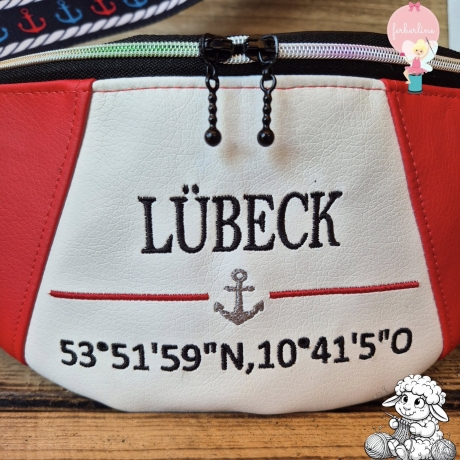 Ferberline Stickdatei Set maritime Koordinaten Set 2 ab 7x13