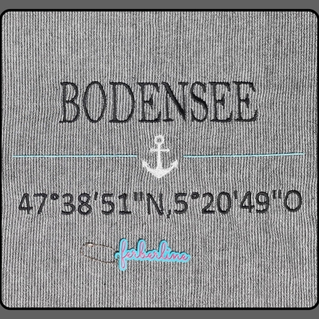 Ferberline Stickdatei Set maritime Koordinaten Set 1 ab 7x13