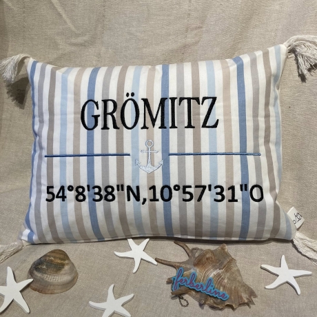 Ferberline Stickdatei Set maritime Koordinaten Set 1 ab 7x13