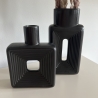 Keramik Vase 2er Set Boho Style Ceramic Vases black