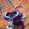 Handytasche Handyhülle Smartphonhülle mit Band zum umhängen Pink