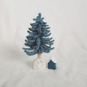 Kleiner gehäkelter Weihnachtsbaum, Wohndeko