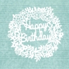 Happy Birthday Kranz Plotterdatei SVG DXF FCM