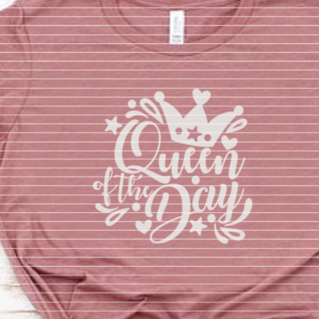 Queen of the Day Plotterdatei SVG DXF FCM