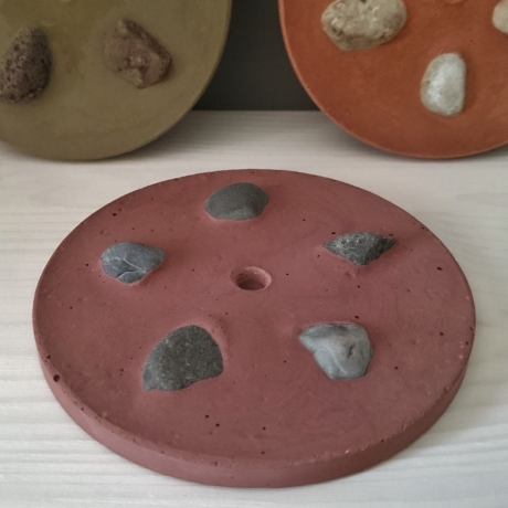 Seifenablage Beton & Steine | D 10 cm | verschiedene Farben