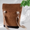 Umhängetasche/beige Cord Tasche/Handtasche/crossover bag/braun