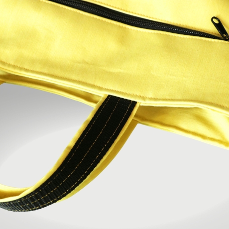 Umhängetasche Damen/Tragetasche/Henkeltasche/Punkte/gelbe Tasche