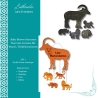 Baby Shower Savanne Tiere Set-Formen, fünf verschiedene Varianten