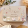 Geschenk zu Ostern personalisierte Holzkiste mit Namen Osternest