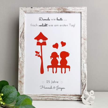 personalisiertes Geldgeschenk zum Jubiläum - Damals wie heute