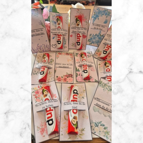 Schön,dass du hier bist Karten,Gastgeschenk,Hochzeit,Tischdeko