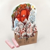 Jogurette Adventskalender Wichtel, Bastelbögen zum Ausdrucken