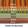 Projekttasche Handarbeitskorb Bobbeltasche - Streifen - Stricken