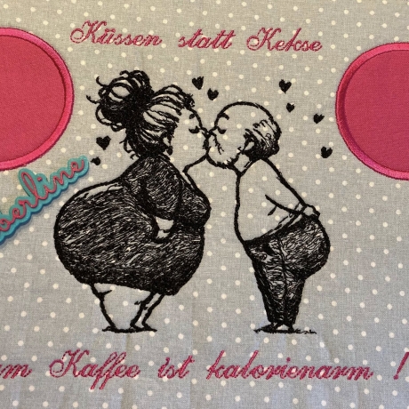 Ferberline Stickdatei Scribble Für immer Du ab 13x14