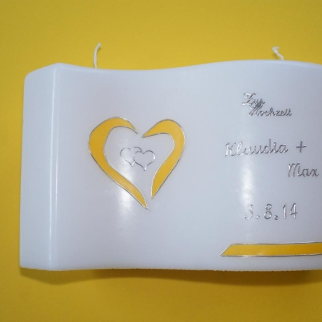 5013 Hochzeitswelle mit gelbem Herz