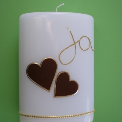 5022 Hochzeitskerze JA