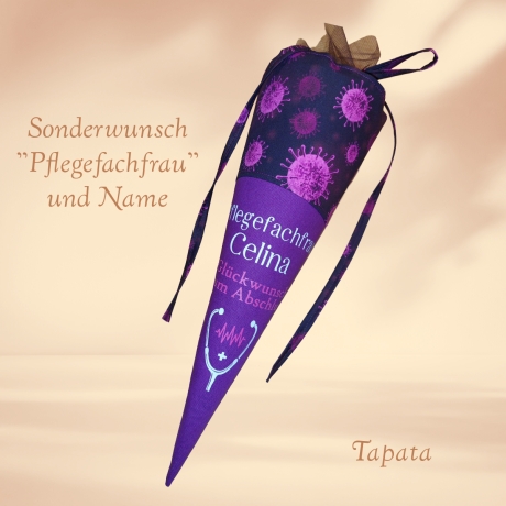 Medizin. Abschlusstüte (Dr., Pflegeberuf etc.) - Personalisierbar