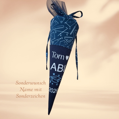 2026 Abi, Mittlere Reife - Schulabschluss Abschlusstüte