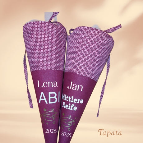 Abi 2026, Mittlere Reife 2026 - Abschlusstüte Schultüte