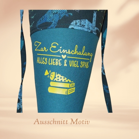 Einschulungstüte 1. Klasse, Schultüte - Dinos personalisierbar 