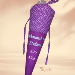 Glückwunsch zum Studium - personalisierbar mit Namen