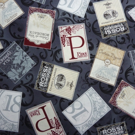 Vineyard Labels - grey