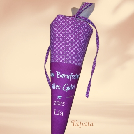 Glückwunsch zum Berufsstart - Rot Kreise personalisierbar