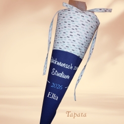 Glückwunsch zum Studium - personalisierbar mit Namen