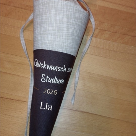 Glückwunsch zum Studium  (Bachelor/Master) - personalisierbar