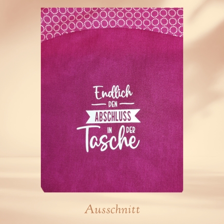 Abschlusstüte zum Schulabschluss - personalisierbar