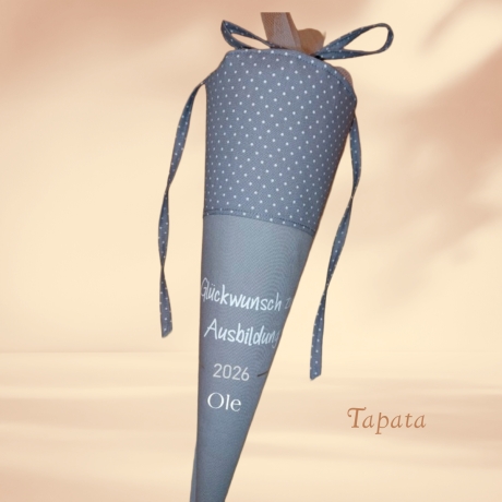 Abschlusstüte zur Ausbildung - personalisierbar