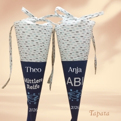 2026 Abi, Mittlere Reife - Schulabschluss Abschlusstüte