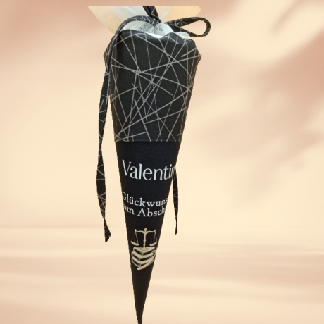 Abschlusstüte Jura (Rechtsanwaltsberufe) -  personalisierbar