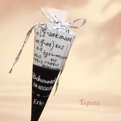 Abschlusstüte zum Schulabschluss - personalisierbar