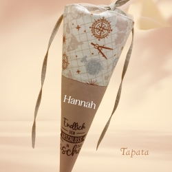 Abschlusstüte zum Schulabschluss - personalisierbar