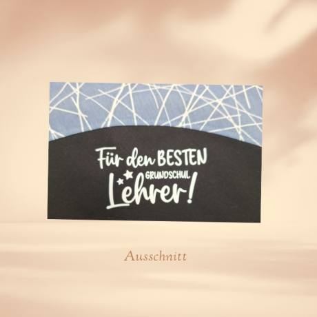 Geschenk für Grundschullehrer /-innen