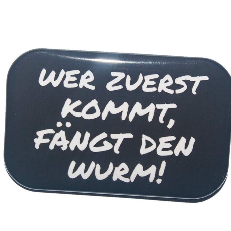 Button Rechteckig groß  Lustige verdrehte Redewendungen