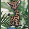 Ferberline Stickdatei Scribble Giraffe Imani ab 10x10