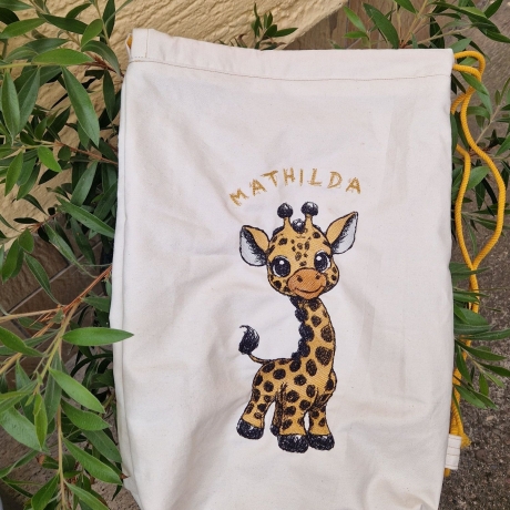 Ferberline Stickdatei Scribble Giraffe Imani ab 10x10