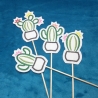Kaktus Blumenpieker Stickdatei ITH Satinstick und Mehrfachbogen