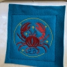 Fische Sternzeichen - Stickdatei bei Michis Textilatelier