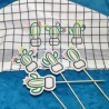Kaktus Blumenpieker Stickdatei ITH Satinstick und Mehrfachbogen